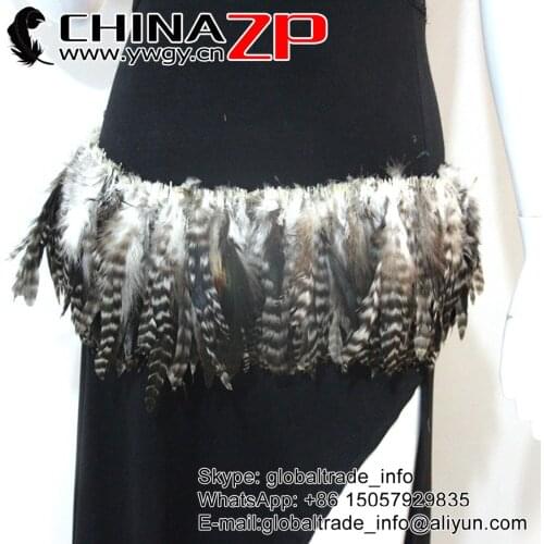 CHINAZP Feathers Retails 800pieces/Bundle Natural Chinchilla Rooster Feather Strung Wholesale for Carnival Costumes