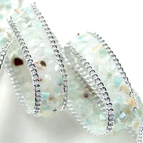 Handwork Lace Braided Rhinestone Band Belt Gold Trims For Garment Iron On Or Sewing Lace 2cm