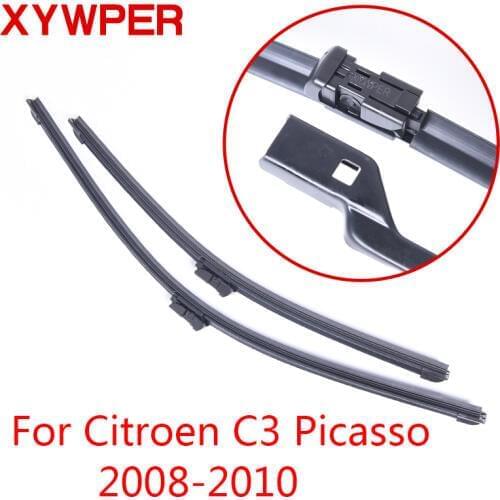 XYWPER Windshield Wiper Blades for Citroen C3 Picasso 2008 2009 2010 Car Accessories Soft Rubber Wiper Blades