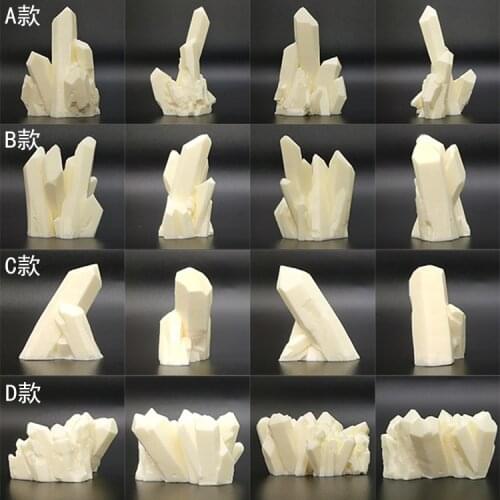 Silica gel 3D crystal icicle Silicone mold cake chocolat silicone molds candy mould 4 shape aroma stone stone pillar moulds