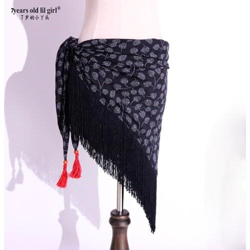 Dance costumes Belly dance hot selling tribal waist chain triangle tassel hip towel PB05