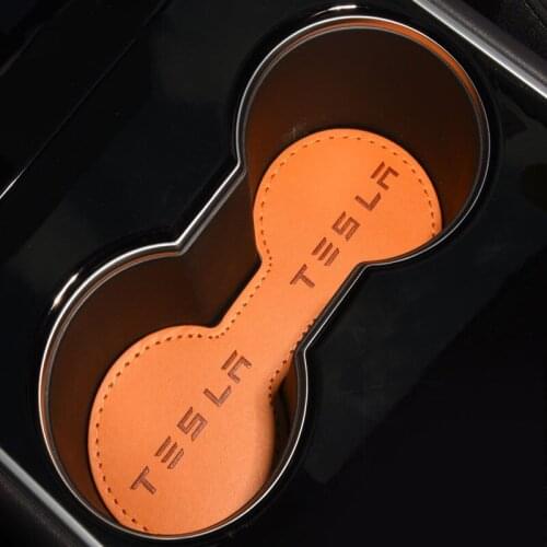 For Tesla Model3 Car Door Slot Storage Protection Pad Anti-odor Anti-vibration Mat Interior Decoration Accessories