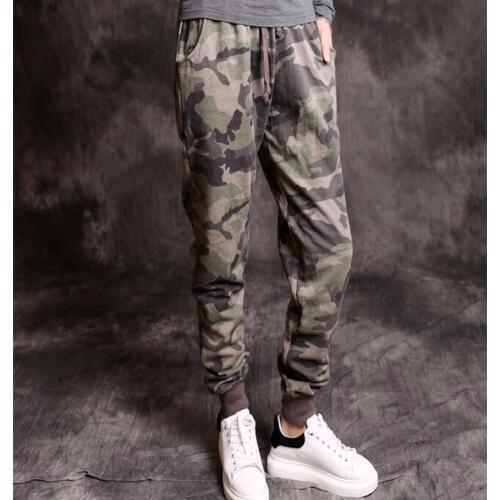 Womens Camouflage Pants Spring/Winter Cotton Sweatpants Women Sport Army Camouflage Pants High Quality Female Ladies Trousers