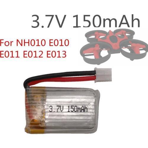 3.7v 150mah E010 E011 E013 F36 H36 RC Quadcopter 150mah LIPO Battery 1pcs bateria H36 Battery for toys 2.00mm