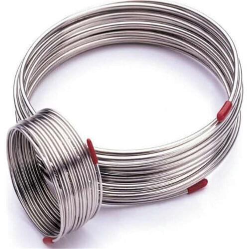 50 Meter legnth coil tube 304 ASTM A269 1/2"*1.24mm Stainless Steel Capillary Pipe with Competitive Prices