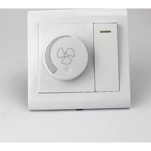 AC 220V 240V Universal chandelier fan speed switch governor wall ceiling fan household light dual switch
