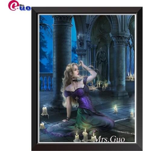 5D DIY Diamond Painting Full Round Vintage Woman Picture Of Rhinestones Diamond Embroidery Portrait Mosaic Kit Decor