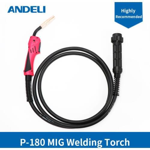 ANDELI MIG Torch Welding Gun P-180 3m for MIG Welding Machine MIG Welding Torch