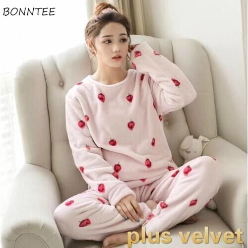 Женские теплые пижамы BONNTEE China At AliExpress