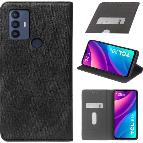 ITien TPU Protection Durable Flip Genuine Leather Cover Phone Case For TCL 10L 10 Pro Pouch Shell Wallet Etui Skin