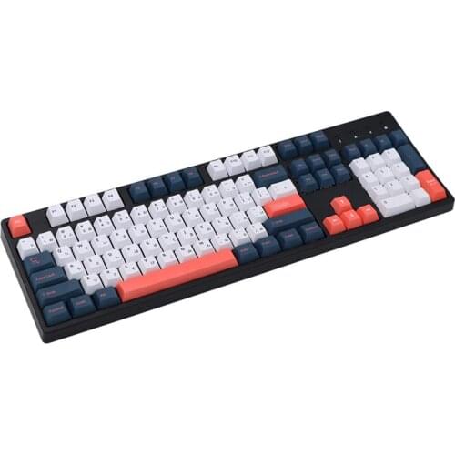 Cherry Profile 108 Five Sides Dye Sublimation PBT Keycap For Standard ANSI MX Switches Mechanical Keyboard Cherry 3800 3850