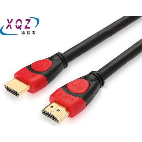 HDMI cable 1.4V HDTV cable Gold Plated HDMI-compatible Cable 1.4 1080p 3D video cables for HDTV Splitter Switcher