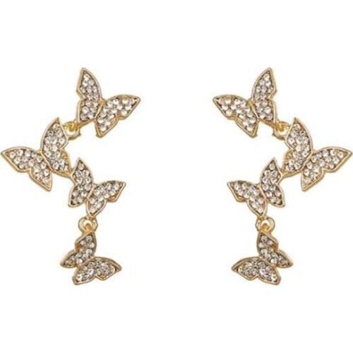 Creative Crystal Earrings For Women Romantic Valentines Day Gift