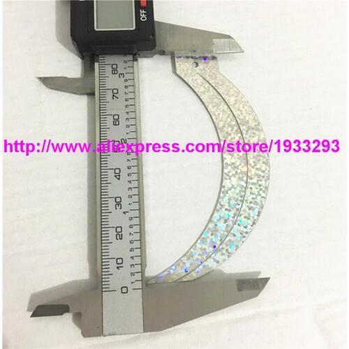 100pcs 85*17MM Laser Silver Cat Tail Paillettes Sequin sickle shapes sewing Sequins for Wedding Craft decoration