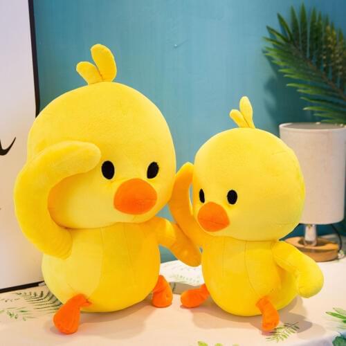 Lovely Cartoon Popular Duck Plush Toys Yellow Duck Pillow Stuffed Plush dolls toy Children Gift