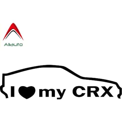 Aliauto Personality Stickers I Love My Car Waterproof Reflective Decal Motorcycle Decoration Accessories Black Silver,15cm*4cm