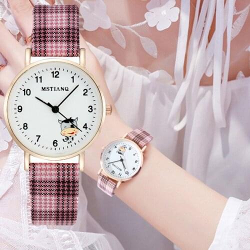 2021 New Women Watches Simple Vintage Small Watch Leather Strap Casual Sports Wrist Clock Dress Womens watches Reloj mujer