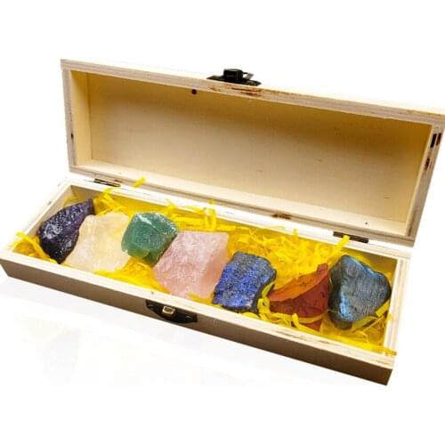 Wholesale 7 Pcs Many Style Irregular Shape Quartz Stone Pendant for Gift Healing Chakra Jewelry