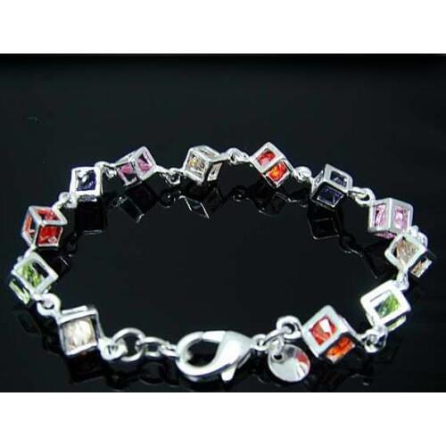 Wholesale fashion jewelry , M925 Silver color Bracelets & bangles . Nice Jewelry. Good Quality B23