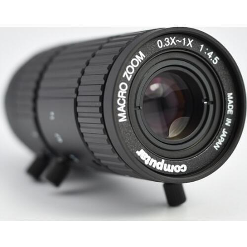 Used secondhand original Computar MLM-3XMP 0.3X-1X 1:4.5 megapixel micro magnification lens for industry camera