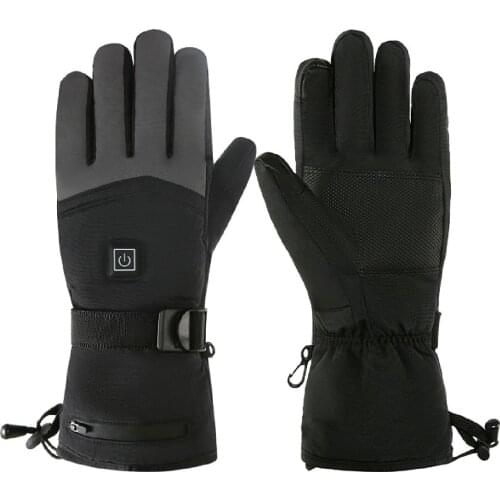 Heated Gloves Winter Electric 5000mAh Battery Powered Touchscreen 3 Temperature Level For Skiing Climbing Hiking Cycling