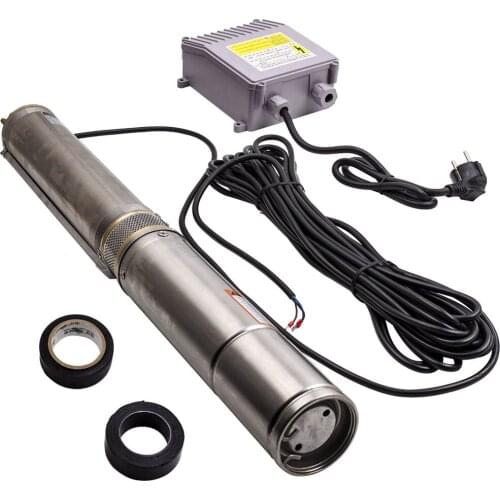 4” 0.75HP Borehole Deep Well Submersible Water Pump 4000L/H LONG LIFE + Cable