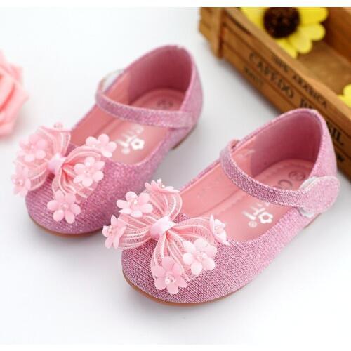 HOT Casual Children Shoes Candy Color Girls Princess Shoes Autumn New Fashion Bowknot Baby Girls Sneakers Kids Soft Single Shoes