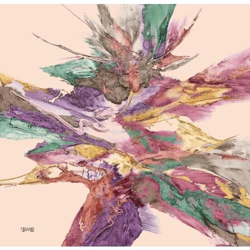 REYYAN SILK TEXTURED OYALIK WRITING PATTERN-14651-RENK-14