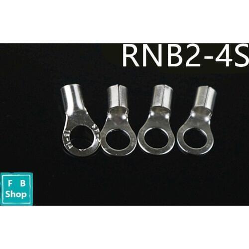 RNB2-4S 4mm Wire Connector Ring Dia Non-insulated Terminal for 16-14 AWG