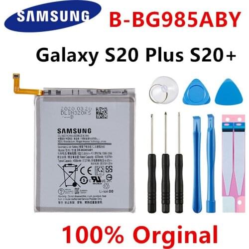 SAMSUNG Orginal EB-BG985ABY 4500mAh Replacement Battery For Samsung Galaxy S20 Plus S20Plus S20+ Mobile phone Batteries +Tools