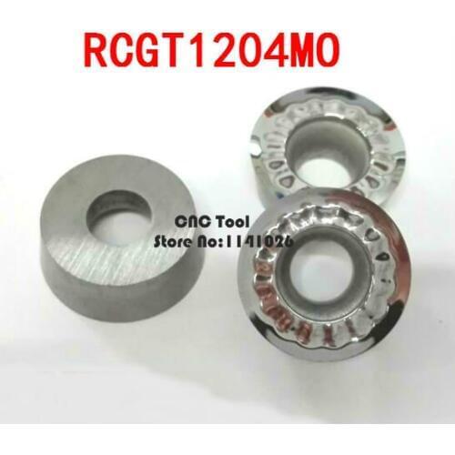 Free shipping aluminum carbide insert RCGT1204MO, CNC lathe tool, suitable for aluminum processing, insert EMR-5R