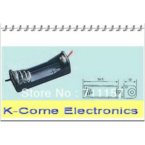 1000pcs/lot 12V 1x23a Battery Holder With Lead For 23A/A23 Battery Clip Holder Cell Box Case 1 * 23A