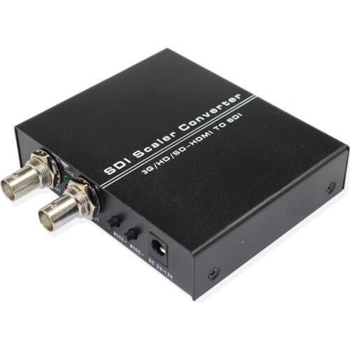 1080p to 3G-SDI 720p/1080i to HD-SDI 480i/576i to SD-SDI Converter Adapter 3G HDMI-compatible to 2 SDI scaler Converter Adapter