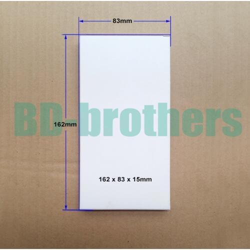 162 x 83 x 15mm Wihte Paper Box for LCD Screen Packing Package Wholesale 1000pcs/lot