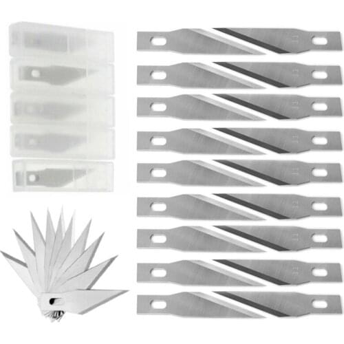 5-100Pcs 11# Scalpel Steel Blades Engraving Knives for Crafts Arts Drawing DIY Repair Hand Tools