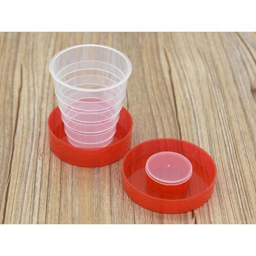 500pcs Portable Foldable Cups For Travel Solid Color Water Traveling Cups Folding Gargle Cup Candy Color Outdoor SN2460