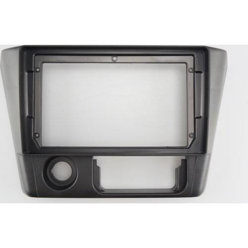 9 inch Car Fascia Radio Panel for Mitsubishi Lancer 1995-2016 Dash Kit Install Facia Console Bezel Adapter 9inch Plate Trim