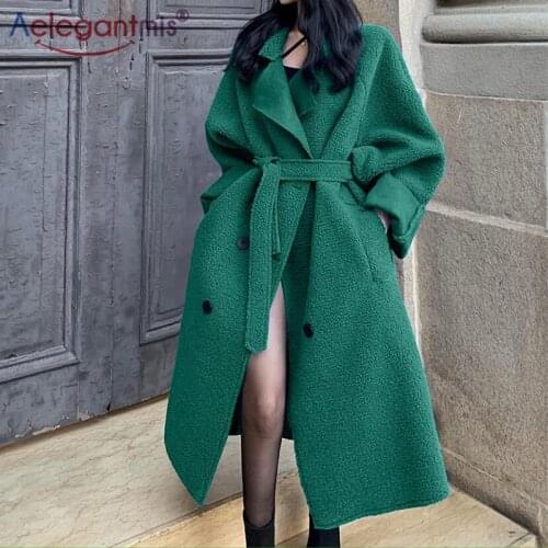 Aelegantmis Women's Leather Coats