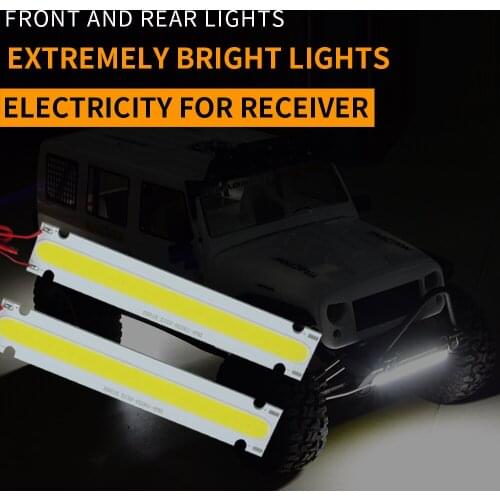 1/10 RC Cars Parts Accessories Drift Car 6v waterproof LED Wheel eyebrow Chassis Dazzle Light Axial SCX10 Car Shell Searchlight