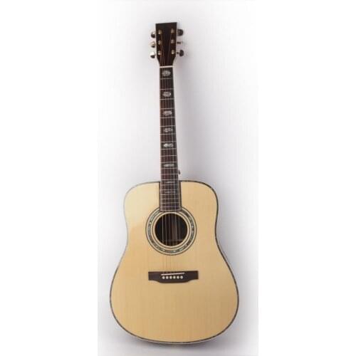 Good quality solid wood acoustic guitar free shipping