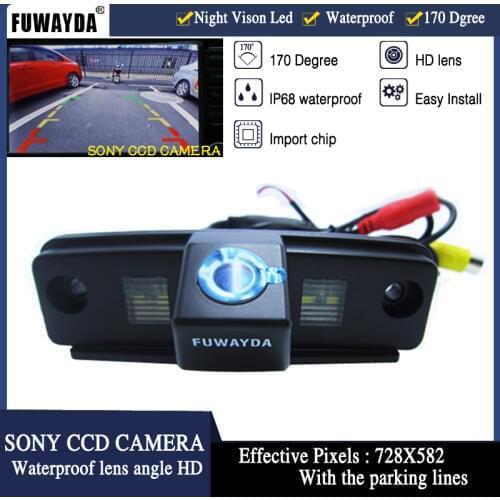 FUWAYDA SONY CCD Car Rear View Reverse Mirror Image With Guide Line CAMERA for SUBARU FORESTER/OUTBACK/IMPREZA SEDAN /Tribeca