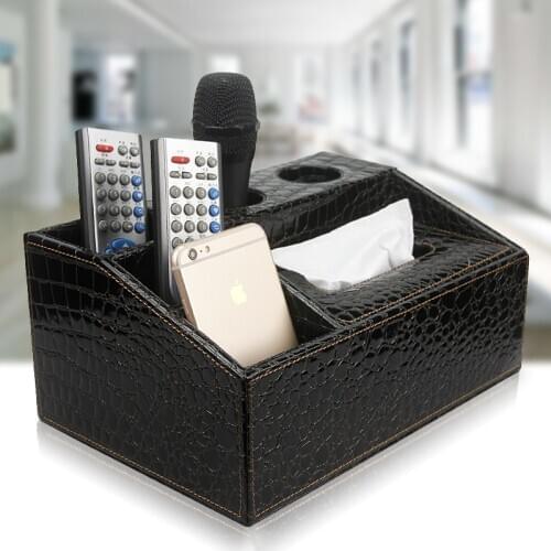 KTV Microphone Holder Multi-purpose Tissue Box Cartridge Remote Control Mobile Phone Box Storage Box Desktop box