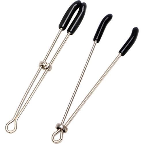 1 Pair Stainless steel Metal Nipple Clamps breast Clips BDSM restraints Adult Games toys For Couples Flirt sex Toys For Women