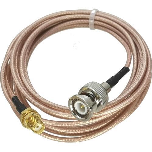Cable BNC male plug to SMA female jack nut bulkhead RG316 Pigtail jumper cable 4inch~10M