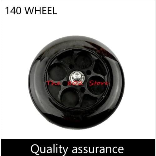 6 inch 140mm Pu solid tire polyurethane front wheel kit for small surf electric scooters Mini folding scooter