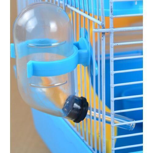 Hamster automatic Waterer Mouse Drinking Leak Stoppage Feeder Pet Cylindrical Cage Bottle Animal Dishes Home Pets Accessories