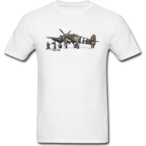 Flight T-shirt For Pilot Men T Shirts Military Style Tshirt Designer WWII Mens Tees Oversized Summer White Tops Airplane Printed