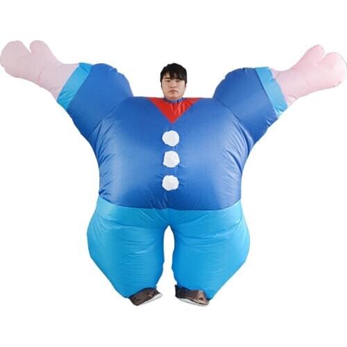 Adult Inflatable Clothing Christmas Carnival Party Stage Props Clothing Role Playing Performance Inflatable Costume Cosplay Set