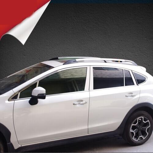 Stainless steel car window trims for subaru xv 2012 2013 2014 2015 2016 2017 4th generation