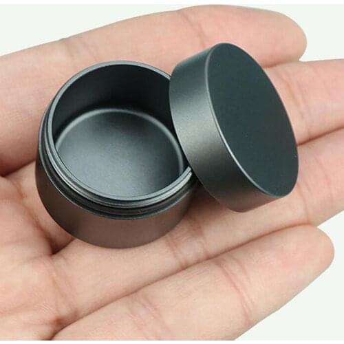 New Mini Waterproof Stainless Steel Sealing Bottle Outdoor EDC Survival Pill Box Container Casule Pill Bottle Tank Case